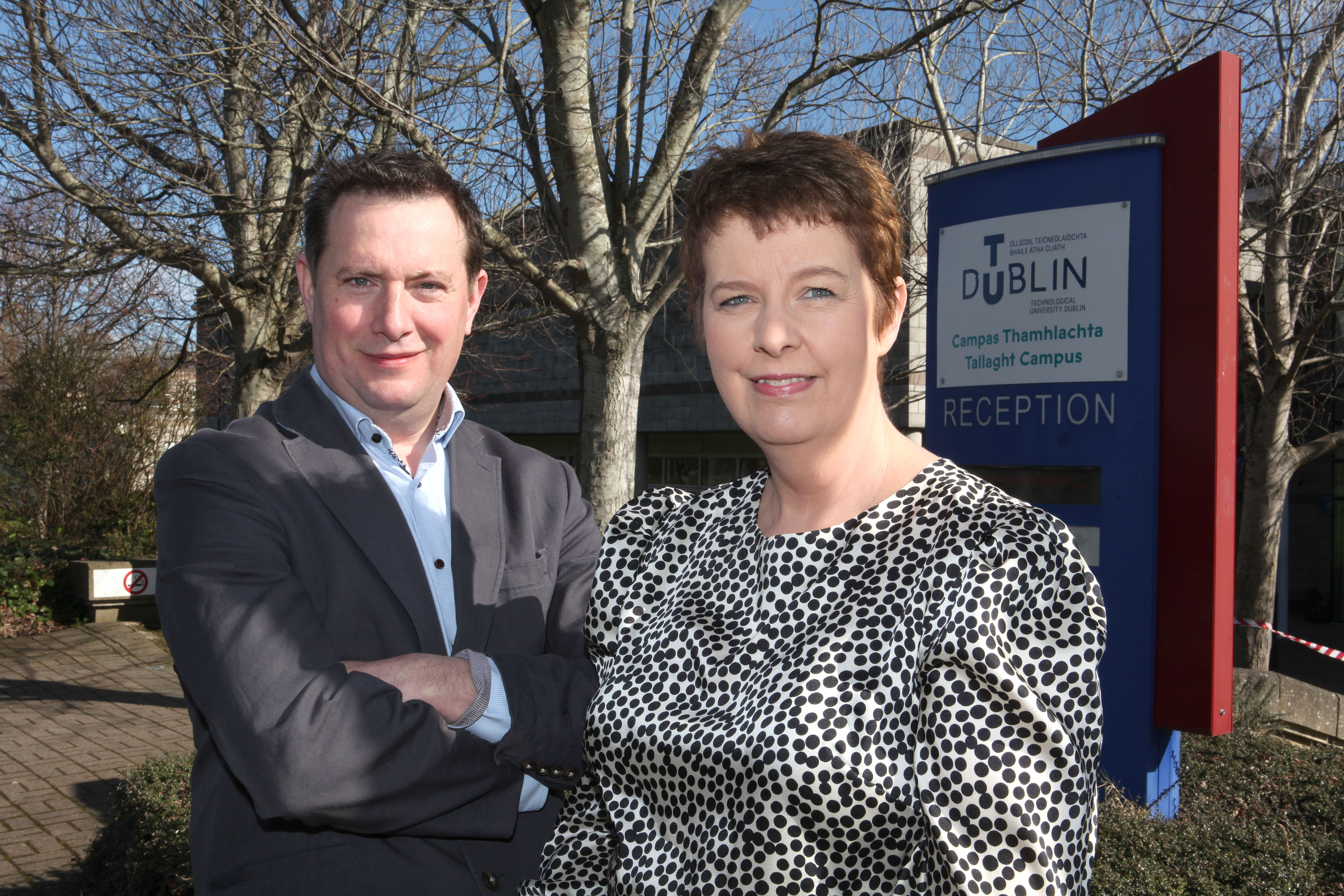 Deirdre Saunders,  and Noel Cleary PPP contract director 