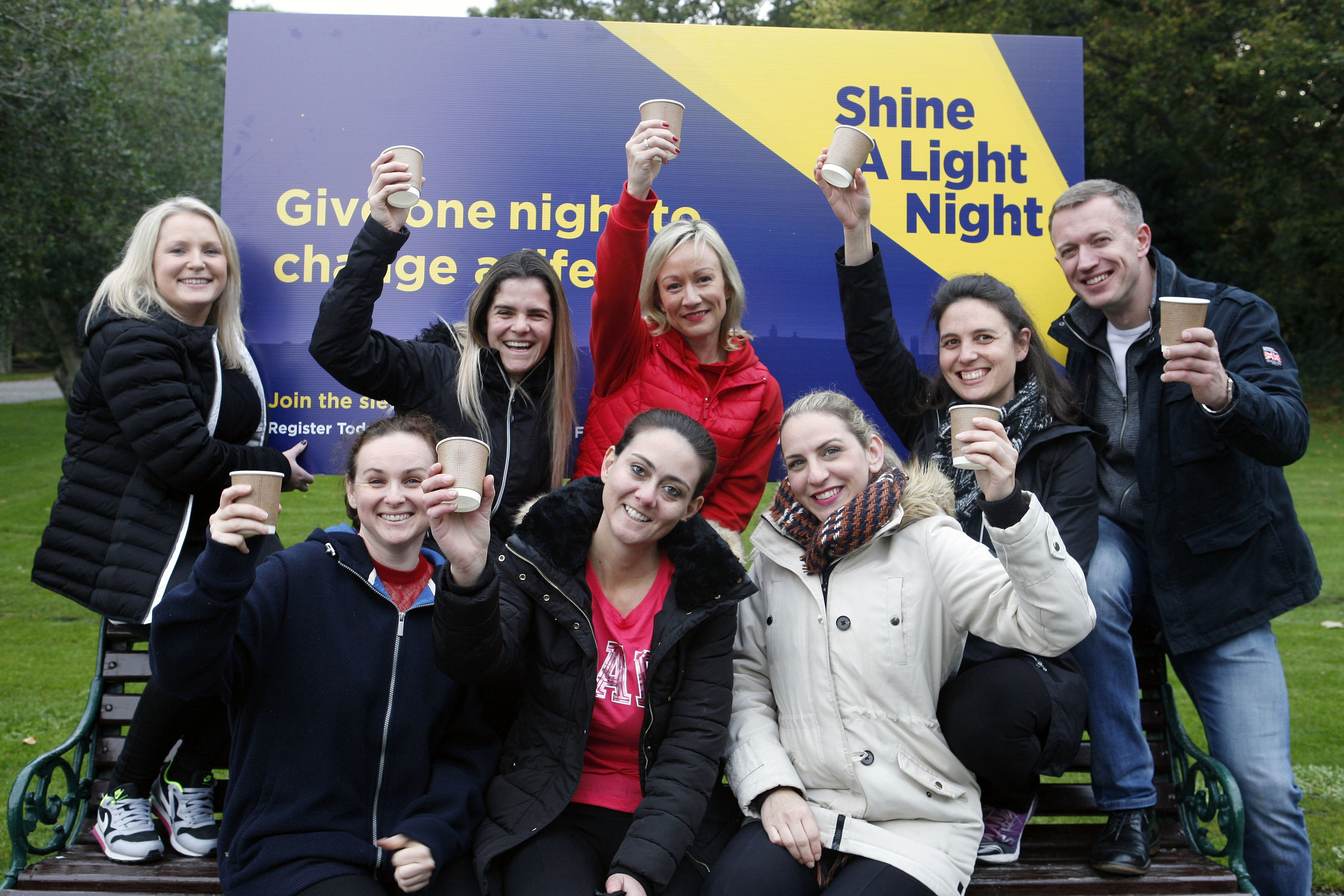 Sodexo collegaues at the 2019 Shine a Light Night