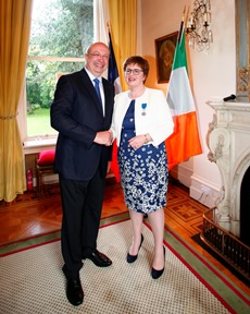 French ambassador and Margot Slattery